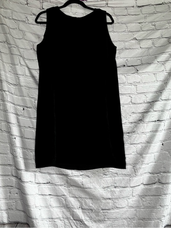 GAP Dresses & Skirts - Vintage 90s GAP Crushed Velvet Little Black Minimalist Jumper‎ Dress Sz 10 AS IS
